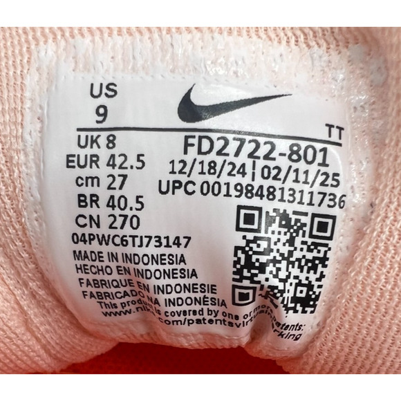 Nike Air Zoom Pegasus 41 Crimson Tint Washed Coral FD2722-801 Men\'s Size 9 main image 14